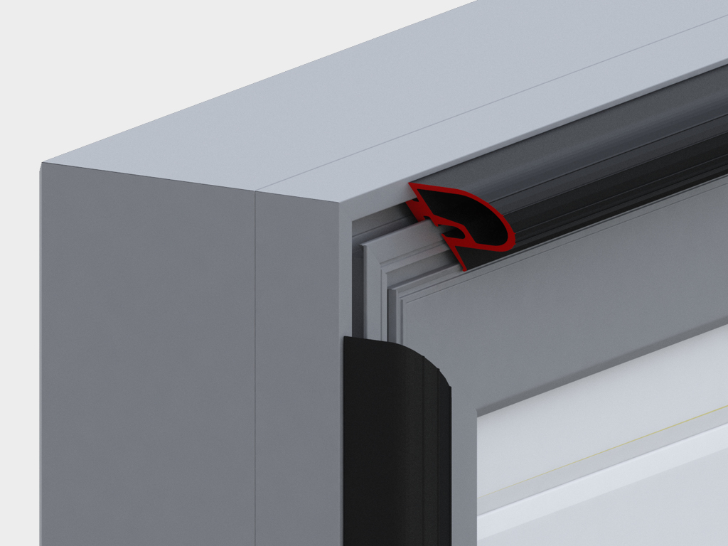 Eshik polotnosining perimetri bo‘ylab muhrlagich.